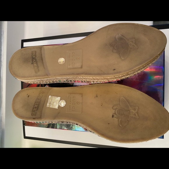Gucci Pilar Floral GG Espadrilles size 39.5 - Picture 4 of 12